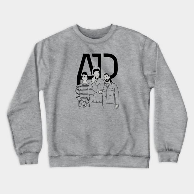 AJR Minimalist Crewneck Sweatshirt by mirailecs